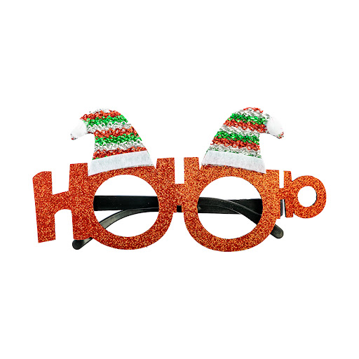 Lentes Navidad Miro Santa Rojo Blanco   
