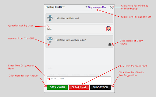 Floating ChatGPT