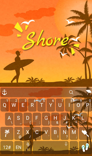 Holiday Shore Keyboard Theme