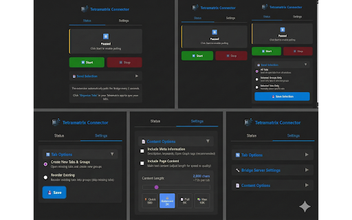 Tetramatrix Connector screenshot 2