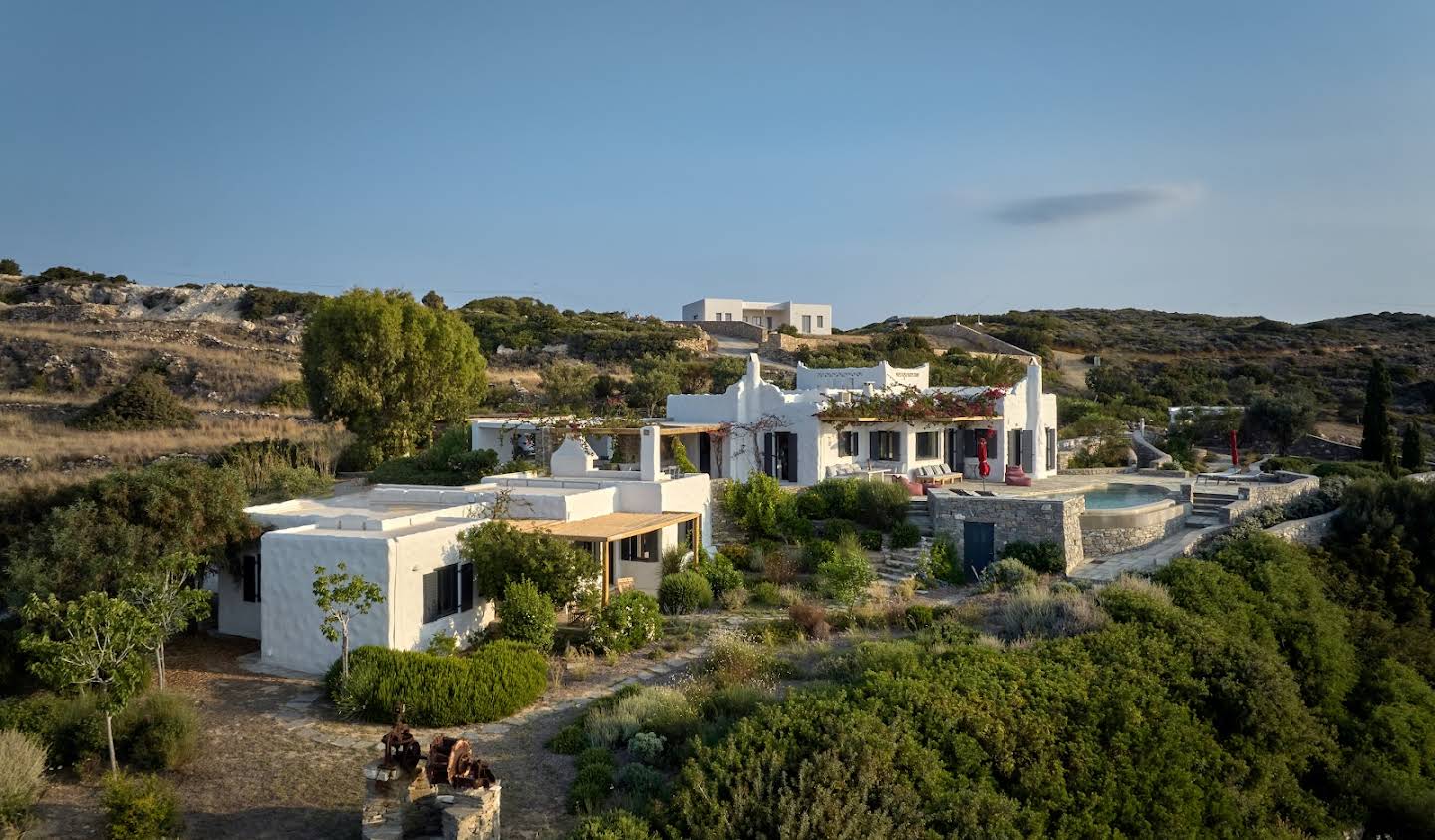 Villa avec piscine et jardin Paros