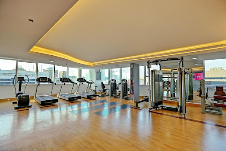 Gym at Al Maha Arjaan Serviced Apartment, Al Zahiyah