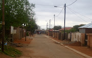 A street in Mushongo-Ville, Musina, where the neighbourhood watch under Mahosi Protection Services patrols. 