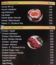 Persiana Hyderabadi Biryani menu 4