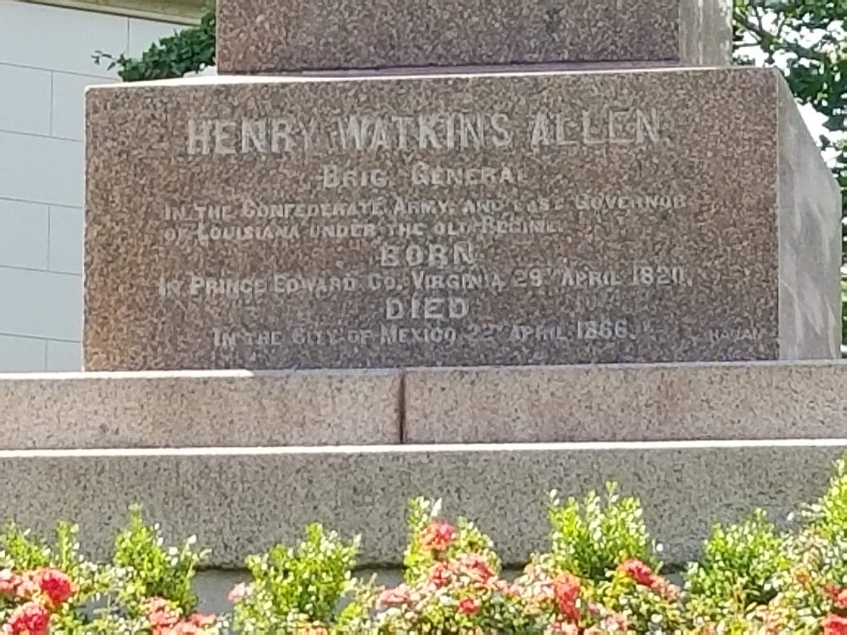 Henry Watkins Allen Monument