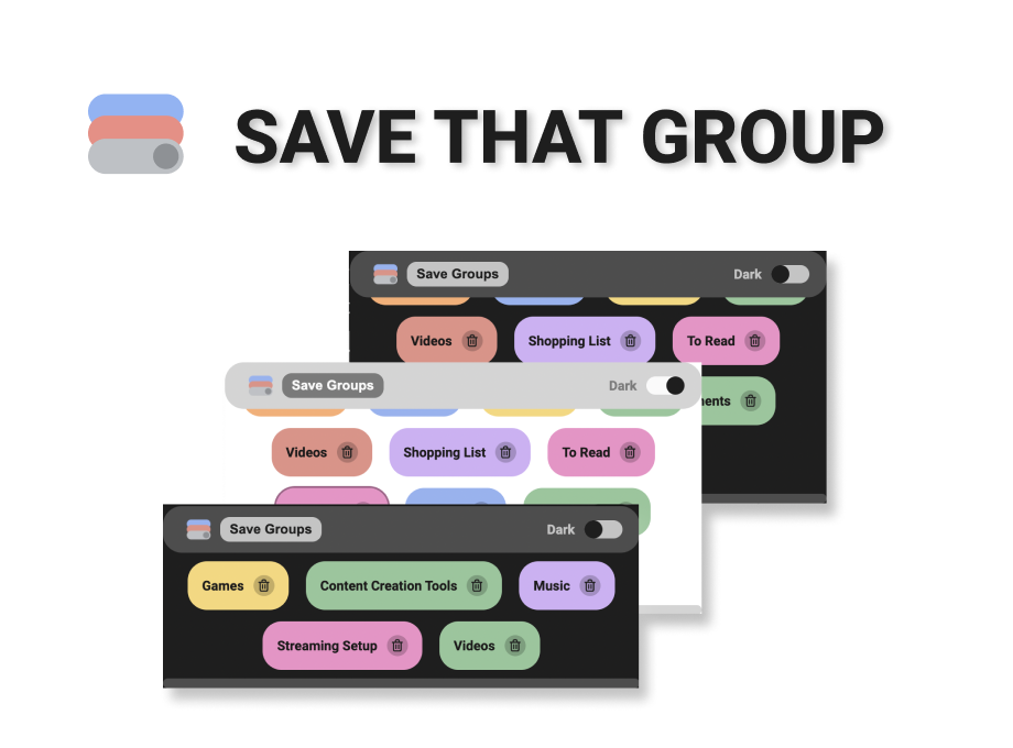 Save That Group - Save & Sync your GroupTabs Preview image 1