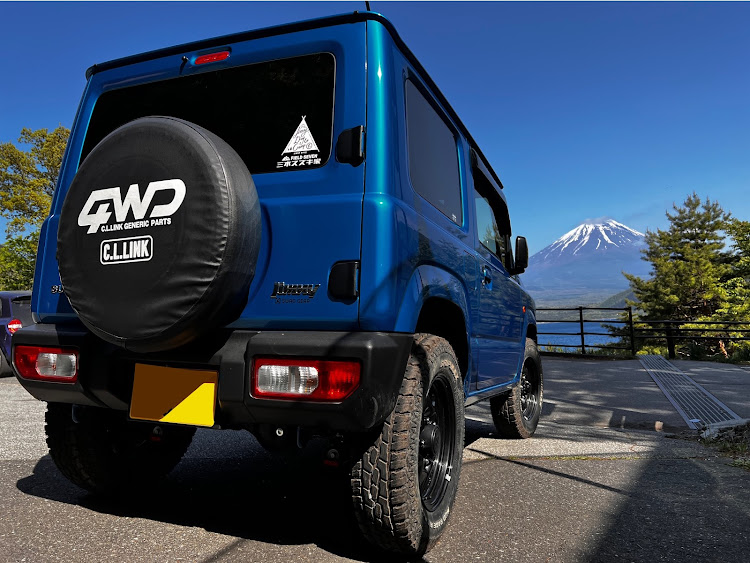 ジムニーのジムニーのある生活・洪庵キャンプ場・富士山と愛車・時を戻そう・ヨンクスタイルに関するカスタム事例の投稿画像1枚目