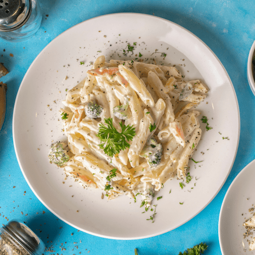 Alfredo Pasta - Cheese Mushroom Pasta