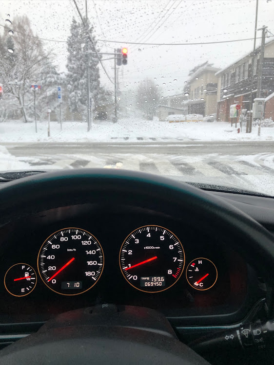 レガシィB4の大雪警報発令中・BE5レガシィB4に関するカスタム事例の投稿画像1枚目