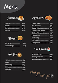 The Swash Cafe menu 1