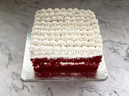 Red Velvet Cheese Cake Eggless