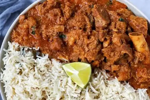 Mutton Curry With Rice