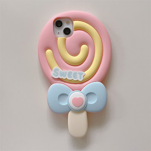 Title 9, Silicone Phone Case Cute Lollipop Protective Sl...