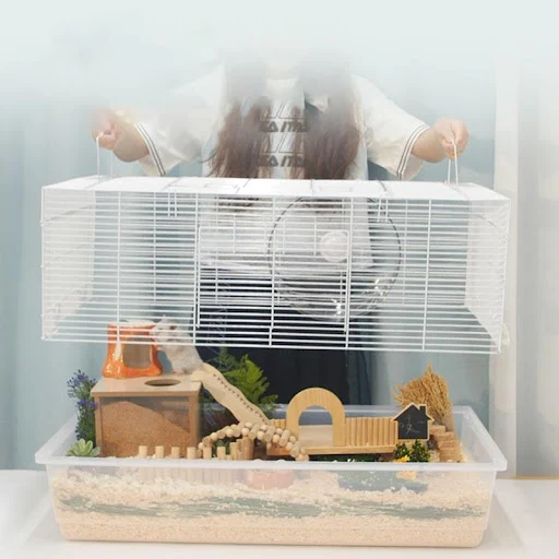 Hamster Cage Cheap And Large Villa Hamster Nest Supplies, Golden Bear Special Castle 80 Basic Blind Date Cage