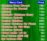 Baji Basha Biryani Point menu 1