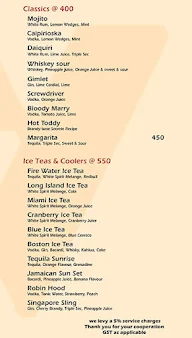 Firewater  Kitchen & Bar menu 6