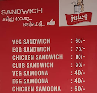 Juicy menu 1