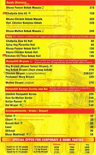 Viva Hyderabad menu 1