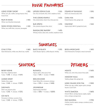 Geist Brewing Co. menu 1