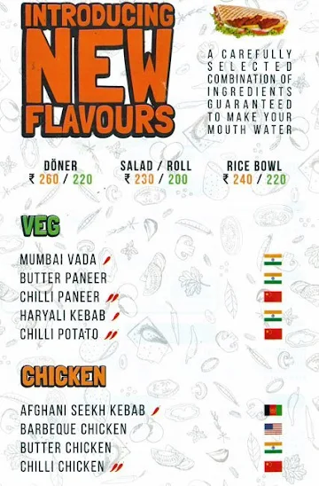 Doner Grill menu 