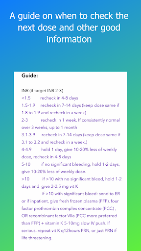 Warfarin Dose Calculator