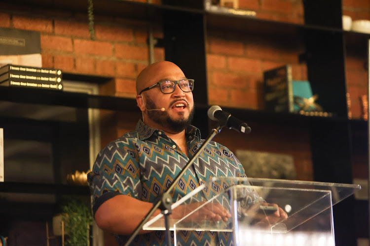 Eusebius Mckaiser talks at the Sunday Times Literary Awards on October 27 2022 in Hyde Park, Johannesburg. File photo.