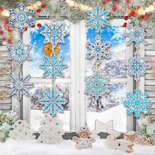 Title 8, Diamond Painting kit Acryl sleutelhanger dubbel...