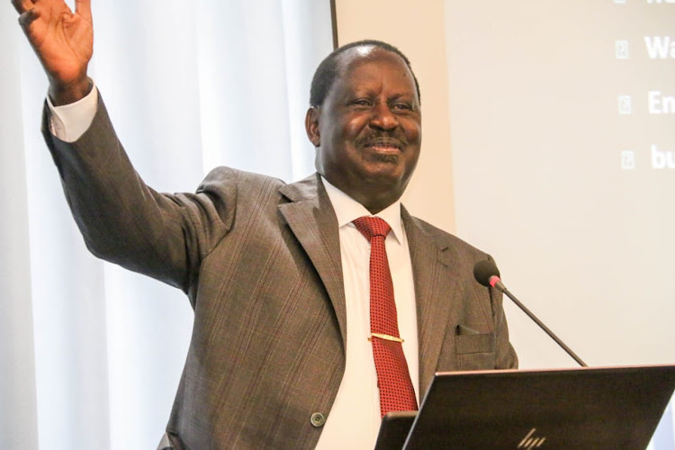 ODM leader Raila Odinga.