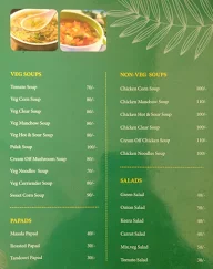 Hotel Viceroy Grand menu 1