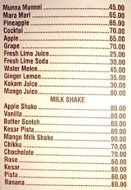 Aditi Juice Centre menu 4