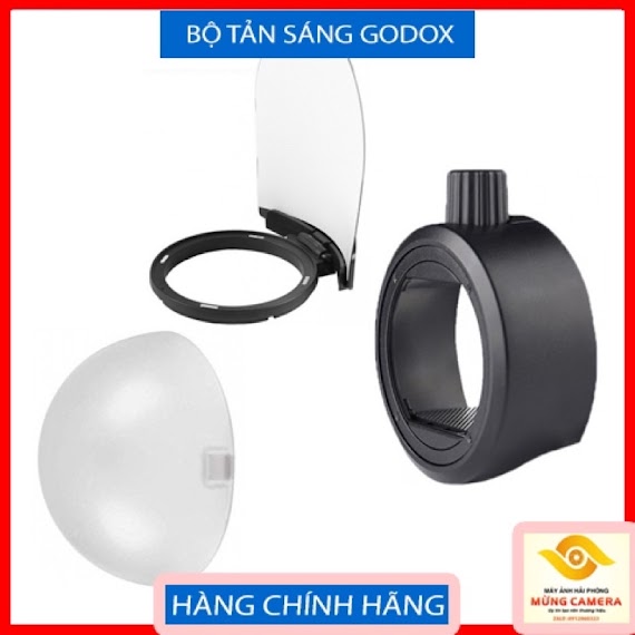 Combo Tản Sáng Godox Ak - R12 Bounce Card + Ak - R11 Dome Diffuser + Đe Nam Cham S - R1