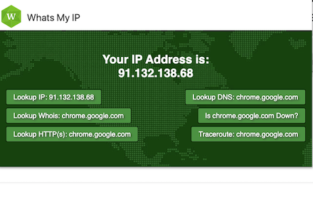 Whats My Ip, WHOIS, Headers, Traceroute, DNS small promo image