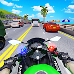 Cover Image of Download Police Bike Highway Rider: Traffic Racing Games 27 APK