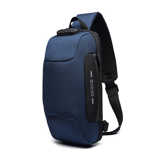 Title 4, Korean Version USB Shoulder Bag Mens Sports an...