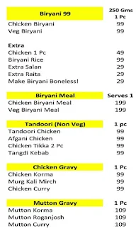 Biryani 99 menu 2