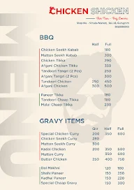 Chicken Shicken menu 1