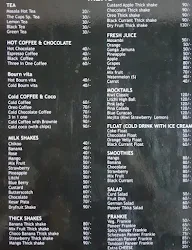 The Cups menu 1