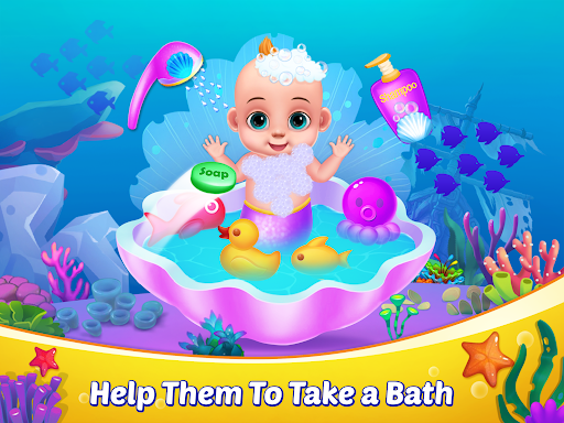 Screenshot Mermaid Mom & Baby Care Game