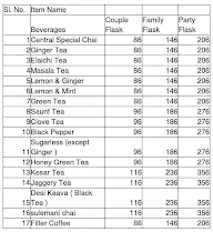 Chai Central menu 1