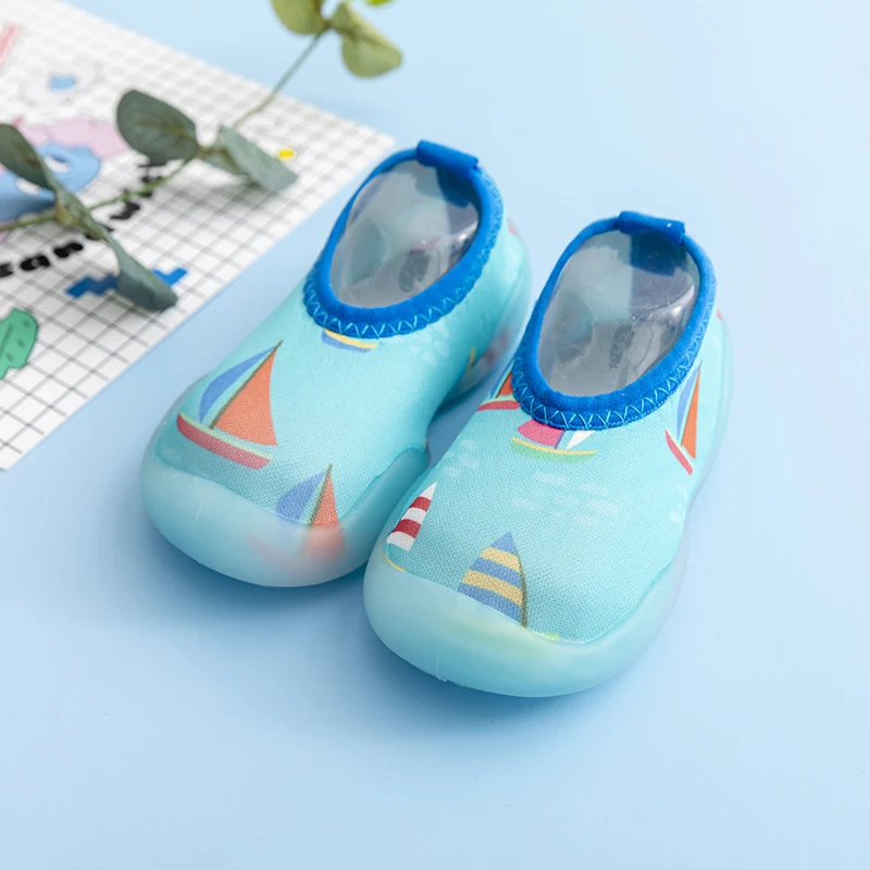Summer Thin Children's Non-slip Floor Shoes Lightweight, breathable footwear for indoor and outdoor play. Safe and comfo