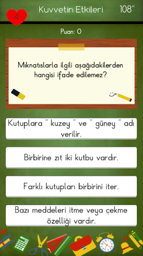 4. Sınıflar Fen Bilimleri Testleri