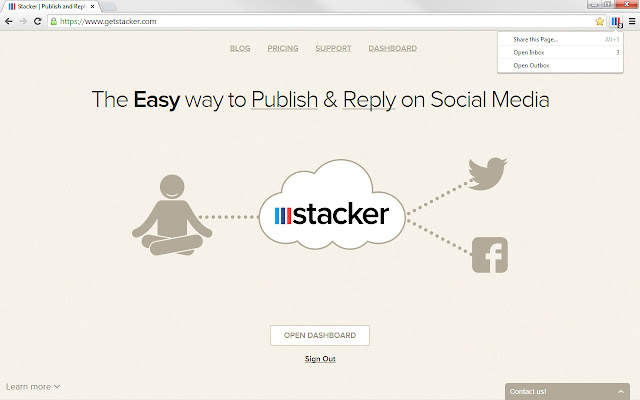 Stacker chrome extension