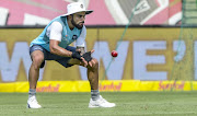 Captain Virat Kohli of India during the Indian national men's cricket team training session and press conference at SuperSport Park on January 12, 2018 in Pretoria, South Africa. 