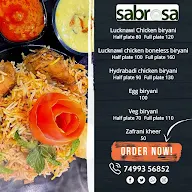 Sabrosa menu 2