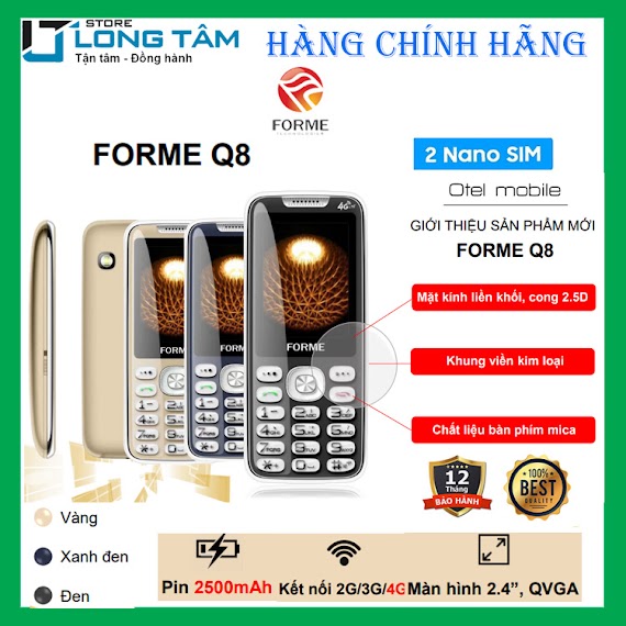 Điện Thoại Di Động Forme Q8 (4G) - Hàng Chính Hãng