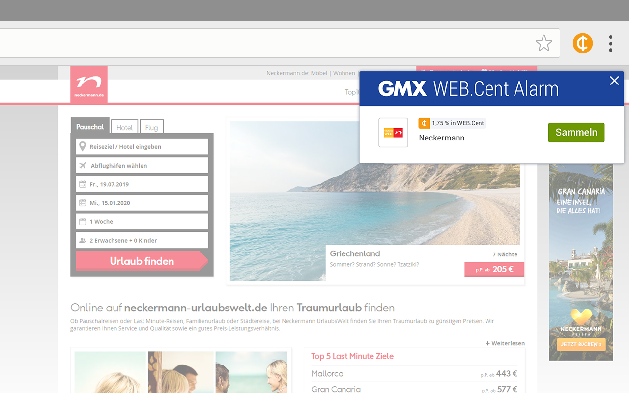 GMX WEB.Cent Alarm Preview image 4