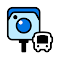 the bus lane camera icon