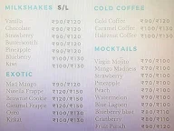 Waffles & Shakes menu 1