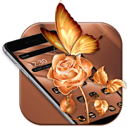 Rose Gold Luxurious Butterfly Theme 1.1.3 Icon