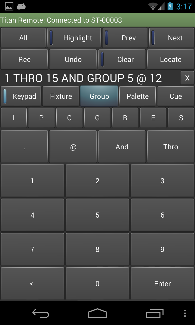 Titan Remote V10 Screen 3